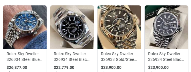 replica Rolex Sky-Dweller watches